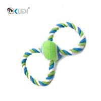 factory wholesale pet cotton rope double knot cotton toy for dogs