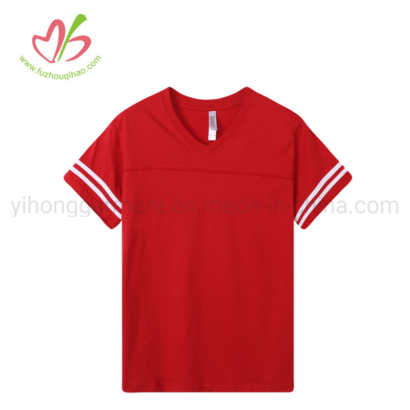 Us Stock Soft Cotton Fabric Leisure Outdoor Tee for Girls